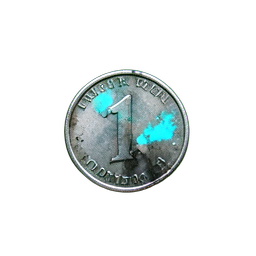 銀貨 (雰囲気) — 256×256 ピクセルアートスプライト