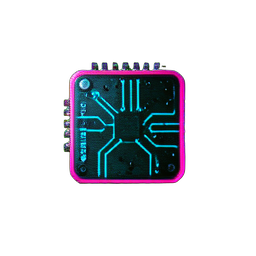 Silver Coin (Cyberpunk) - 256x256 pixel art sprite