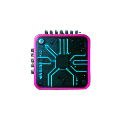Pièce de monnaie d'argent (Cyberpunk) — sprite pixel art 256×256