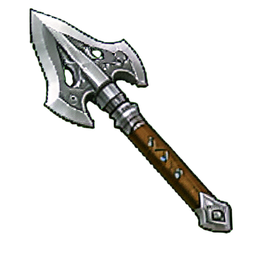 Silberäxte — 256×256 Pixel-Art-Sprite
