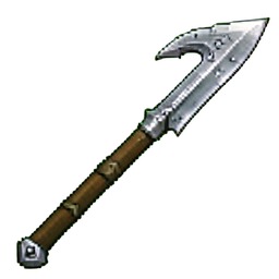 Hache d'argent — sprite pixel art 256×256