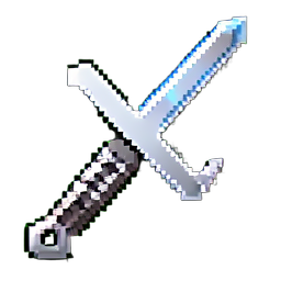 Silver Sword (16-Bit) - 256x256 pixel art sprite