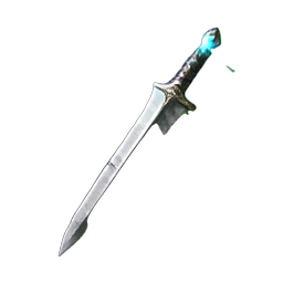 Espada de Prata (Atmosférico) — sprite pixel art 256×256