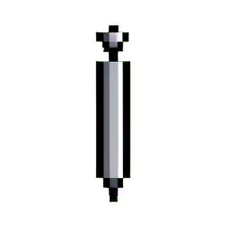 Silver Sword (Low-Res) - 256x256 pixel art sprite
