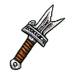 Martelo de guerra de prata — sprite pixel art 256×256