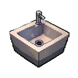 Spüle — 256×256 Pixel-Art-Sprite