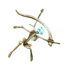 Arquero esquelético (Atmósfera) — sprite pixel art 256×256