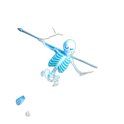 Skeleton Archer (VFX) - 256x256 pixel art sprite