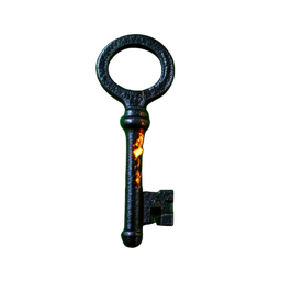 Skeleton Key (Cinematic) - 256x256 pixel art sprite