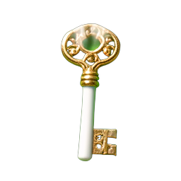 Skeleton Key (HD-2D) - 256x256 pixel art sprite