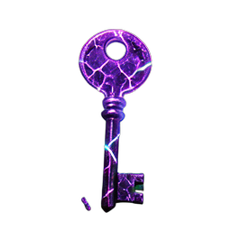 Clé Squelette (VFX) — sprite pixel art 256×256