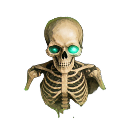 Skeleton King (Atmospheric) - 256x256 pixel art sprite