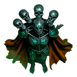 Skeleton King (Cinematic) - 256x256 pixel art sprite