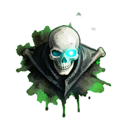 Skeleton Mage (Atmospheric) - 256x256 pixel art sprite