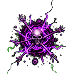 Skeleton Mage (VFX) - 256x256 pixel art sprite