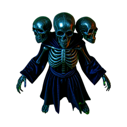 Skeleton Soldier (Cinematic) - 256x256 pixel art sprite