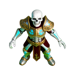 Skeleton Soldier (HD-2D) - 256x256 pixel art sprite