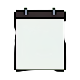 Caderno de esboços — sprite pixel art 256×256