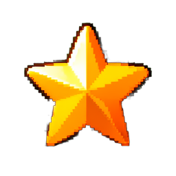 スキルポイント星 — 256×256 ピクセルアートスプライト