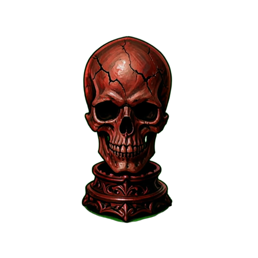 Candelabro do Crânio — sprite pixel art 512×512