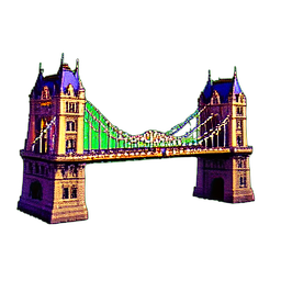 Sky Bridge - 256x256 pixel art sprite