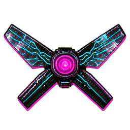 Himmelspilot (Cyberpunk) — 256×256 Pixel-Art-Sprite