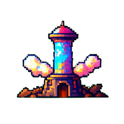 Piloto del Cielo — sprite pixel art 256×256