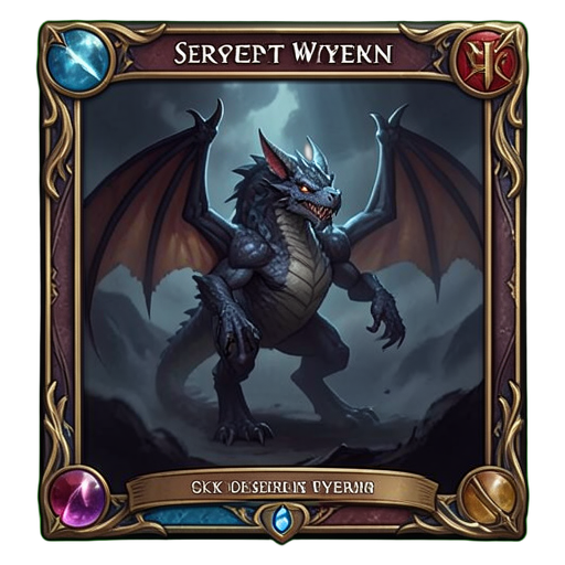 Sky Serpent Wyvern — 512×512 pixel art sprite