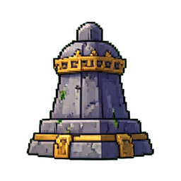 Cloche du temple du ciel — sprite pixel art 256×256