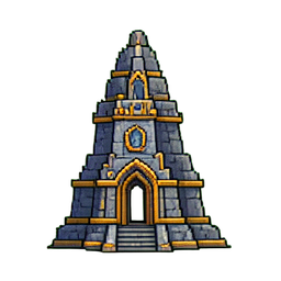 Pagode du temple du ciel — sprite pixel art 256×256