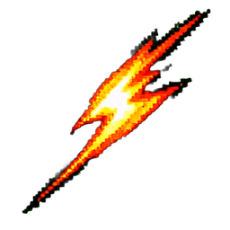 Effet de ligne — sprite pixel art 256×256