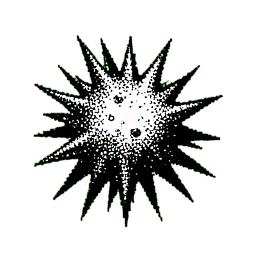 Héros de slime (1-bit) — sprite pixel art 256×256