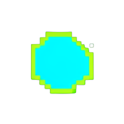 Slime Hero (Low-Res) - 256x256 pixel art sprite