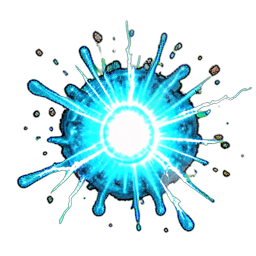 Schlammheld (VFX) — 256×256 Pixel-Art-Sprite