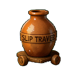Slip Trailer Bottle — 256×256 pixel art sprite