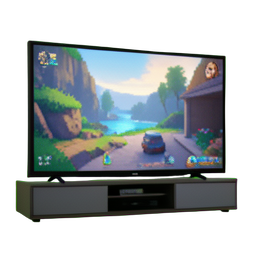 スマートテレビ — 256×256 ピクセルアートスプライト
