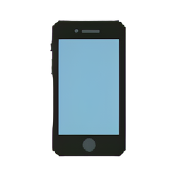 Teléfono inteligente — sprite pixel art 256×256