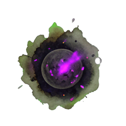 Smoke Bomb (Atmospheric) - 256x256 pixel art sprite