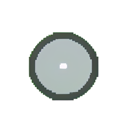 Rauchbombe (Niedrigauflösung) — 256×256 Pixel-Art-Sprite