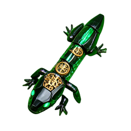 Serpiente Venenosa (HD-2D) — sprite pixel art 256×256