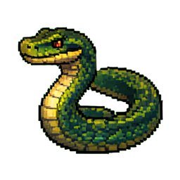 Snake Viper - 256x256 pixel art sprite