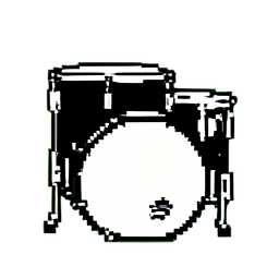 Snare-Trommelmarsch — 256×256 Pixel-Art-Sprite