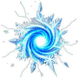 Neige Profonde (VFX) — sprite pixel art 256×256
