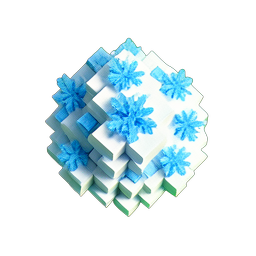 Snow Deep (Voxel) - 256x256 pixel art sprite