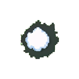 Snow Dirty (Low-Res) - 256x256 pixel art sprite