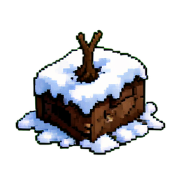 Snow Dirty - 256x256 pixel art sprite