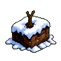 Snow Dirty — 256×256 pixel art sprite