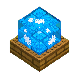 Snow Globe (Voxel) - 256x256 pixel art sprite