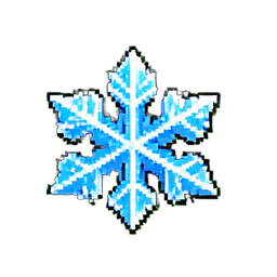 雪冰 (16位) — 256×256 像素游戏素材