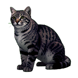 Panthère neige — sprite pixel art 256×256